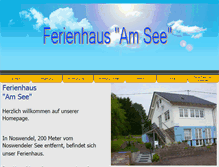 Tablet Screenshot of ferien-hausamsee.de